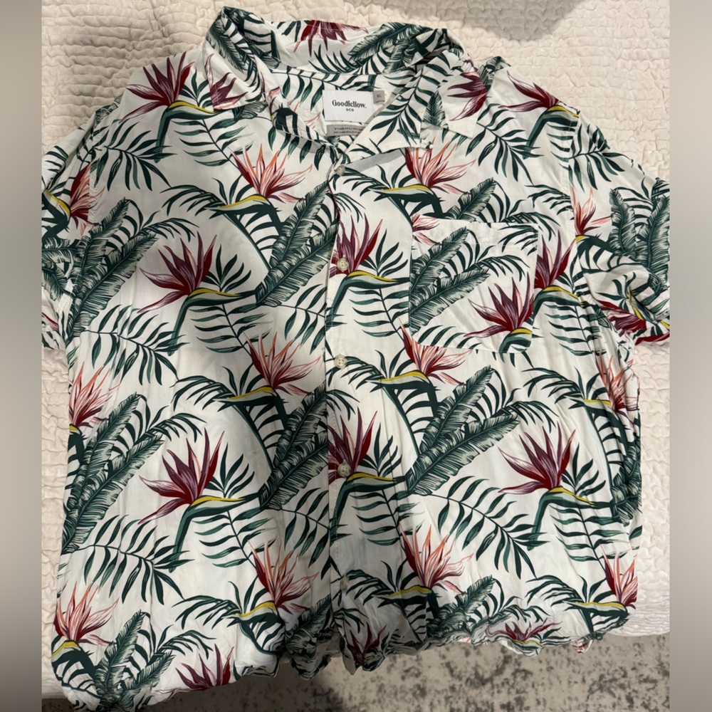 Target Causal vacation button down